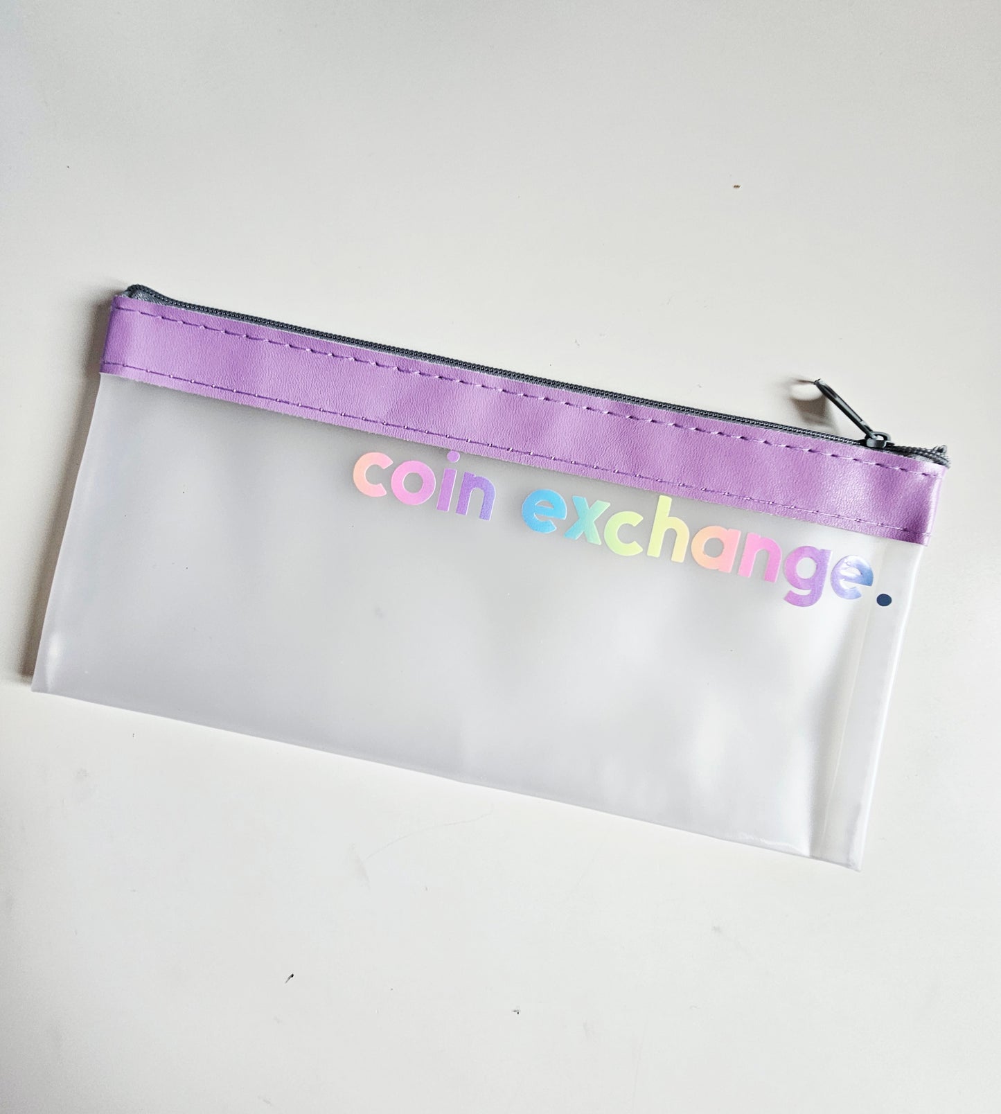 Purple Coin Exchange Zip Wallet