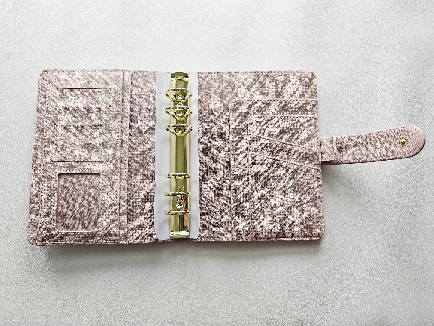 Dusky Pink "Lena" Etch Budget Binder