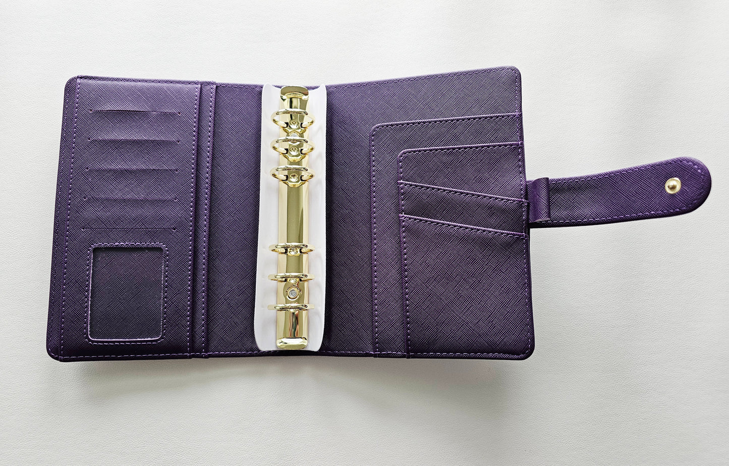 Deep Purple "Lena" Etch Budget Binder