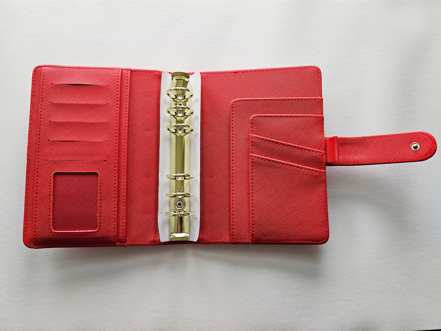 Red "Lena" Etch Budget Binder