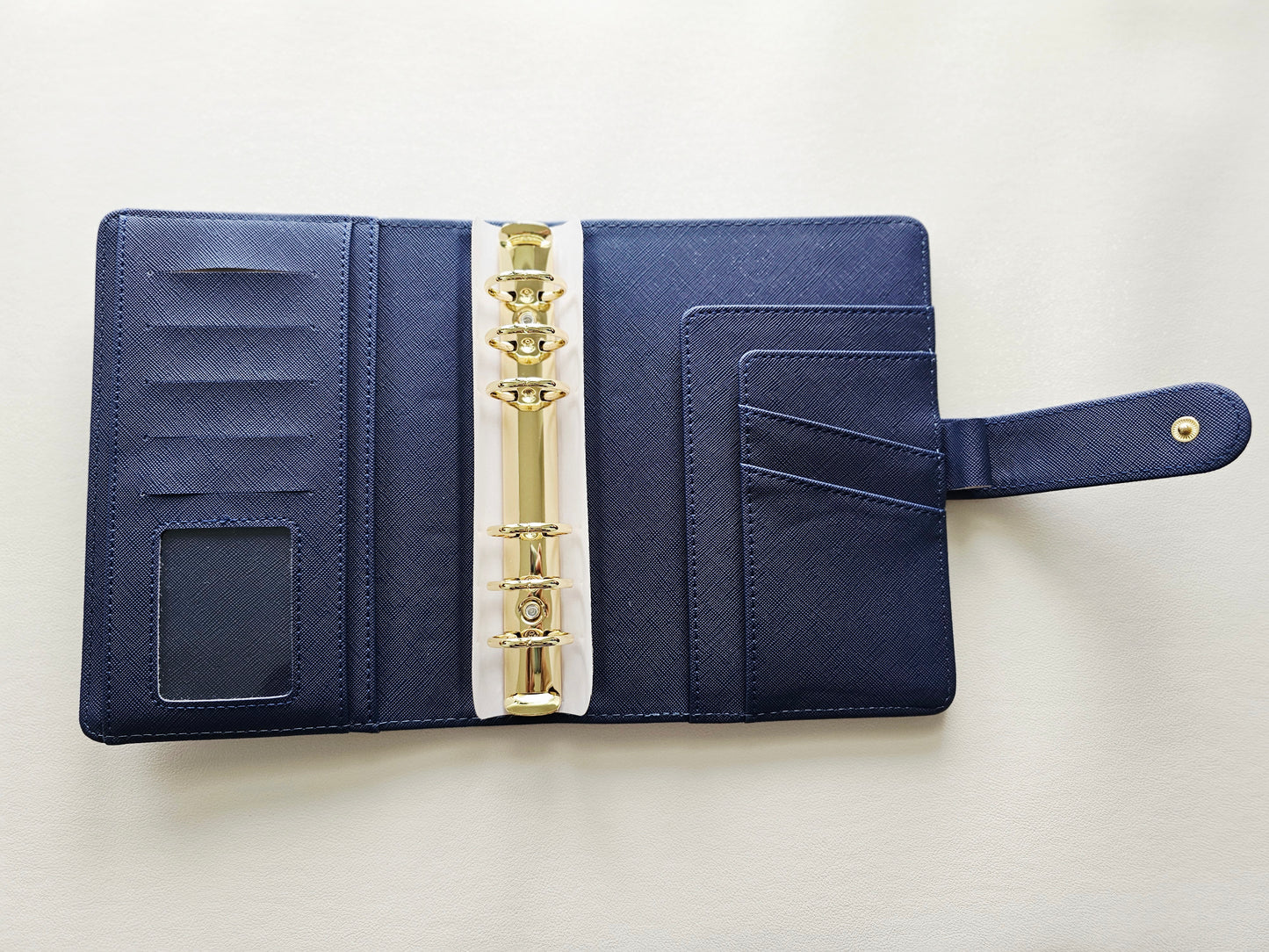 Navy "Lena" Etch Budget Binder
