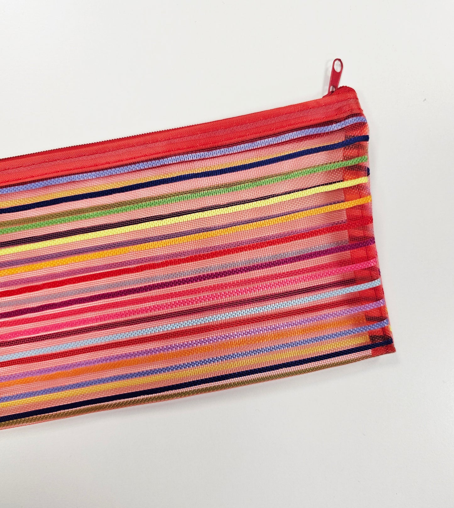 Red Rainbow Pencil Case