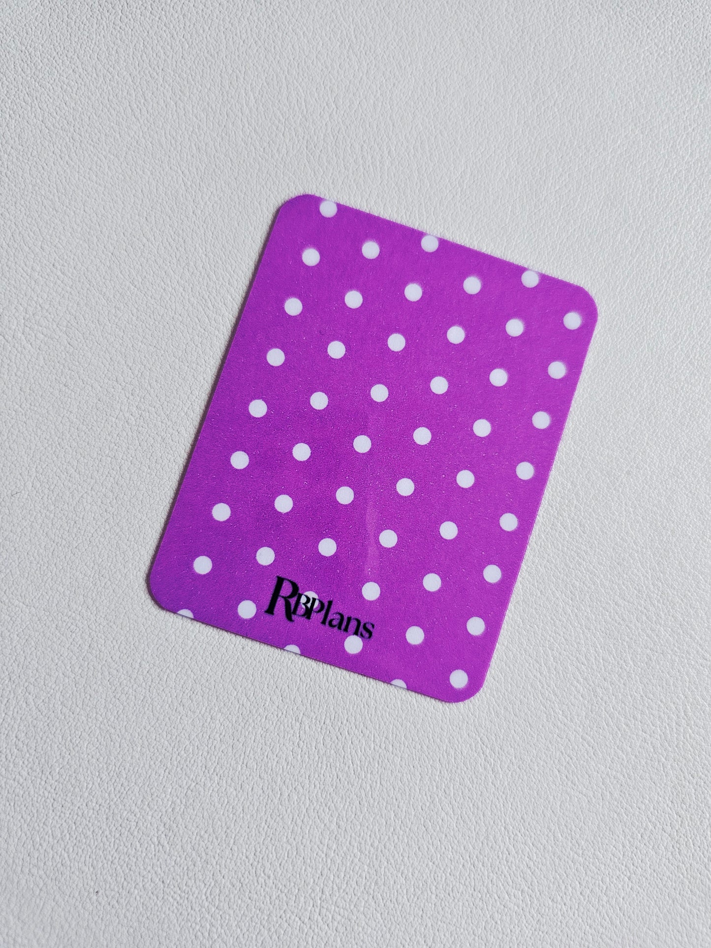 Purple Polka Dot Window Pocket Insert