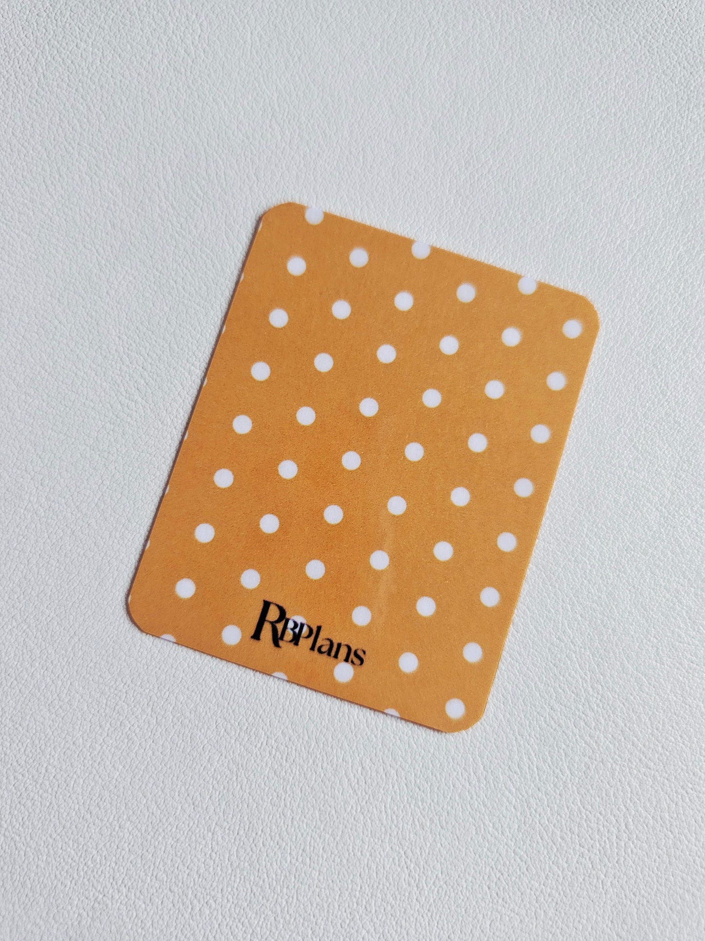 Orange Polka Dot Window Pocket Insert