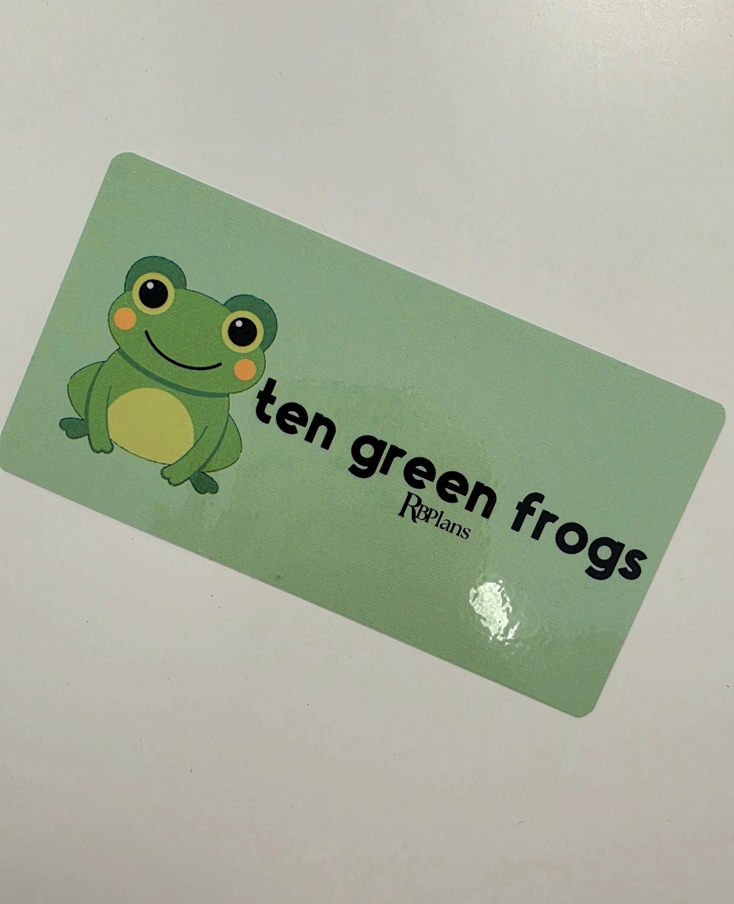 10 Green Frogs