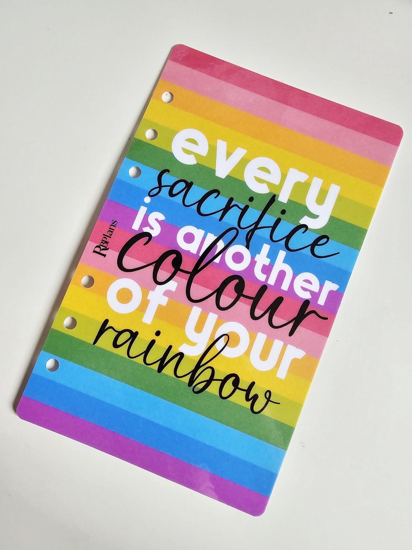 Colour of Your Rainbow Dashboard A6