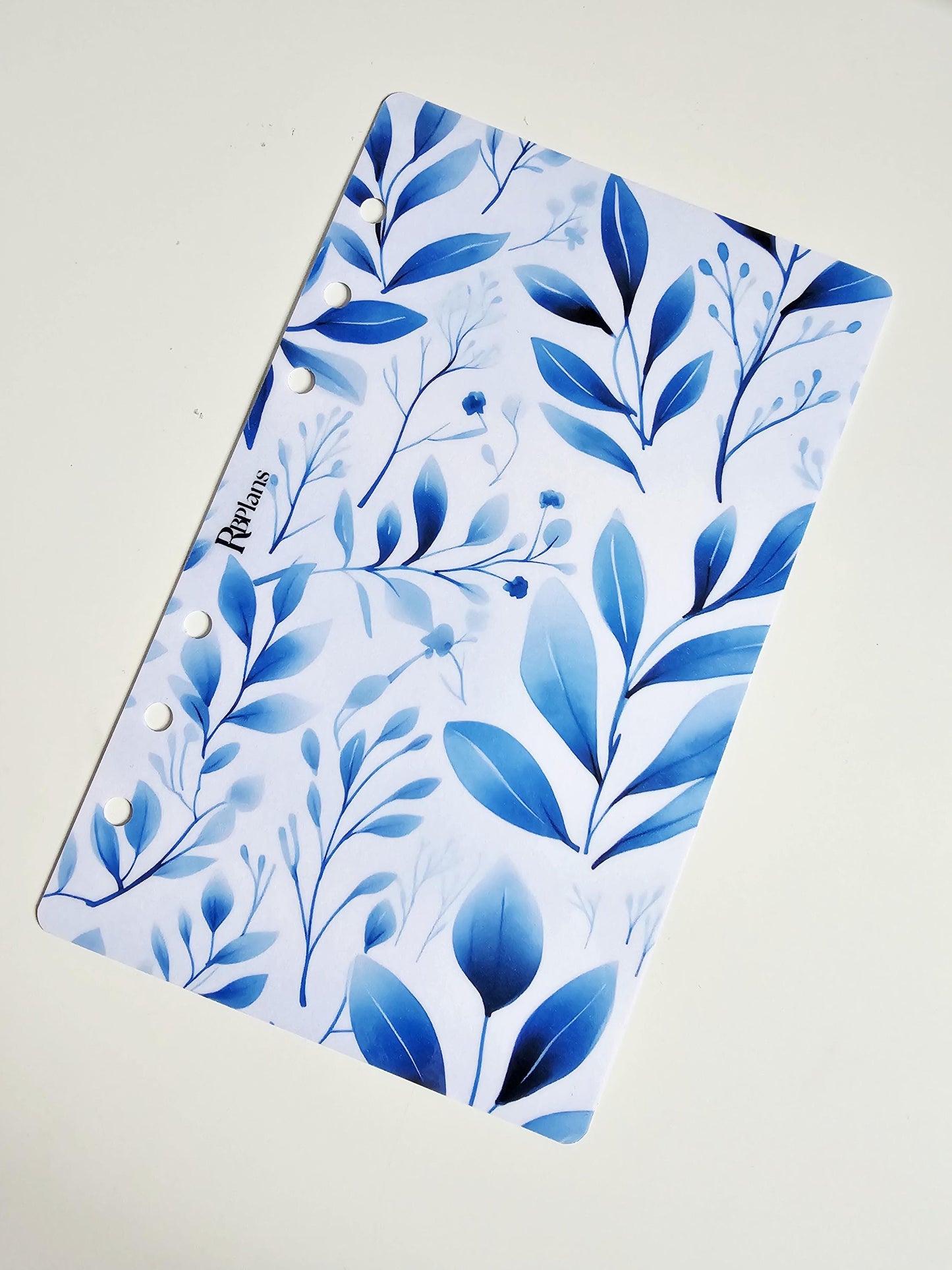 Blue Floral Dashboard A6