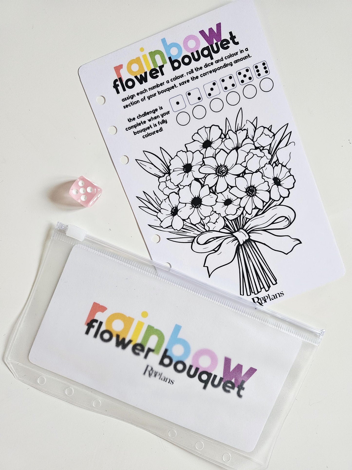 Rainbow Flower Bouquet