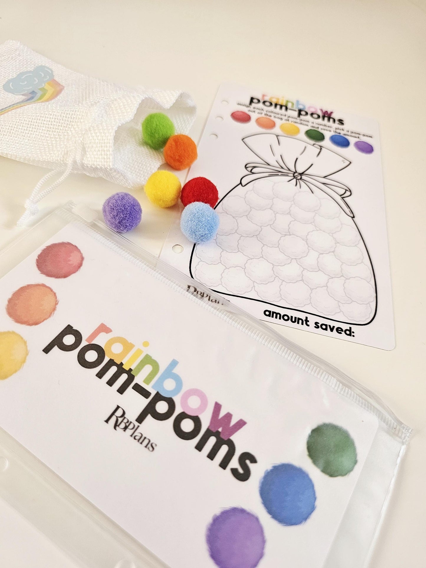 Rainbow Pom Poms