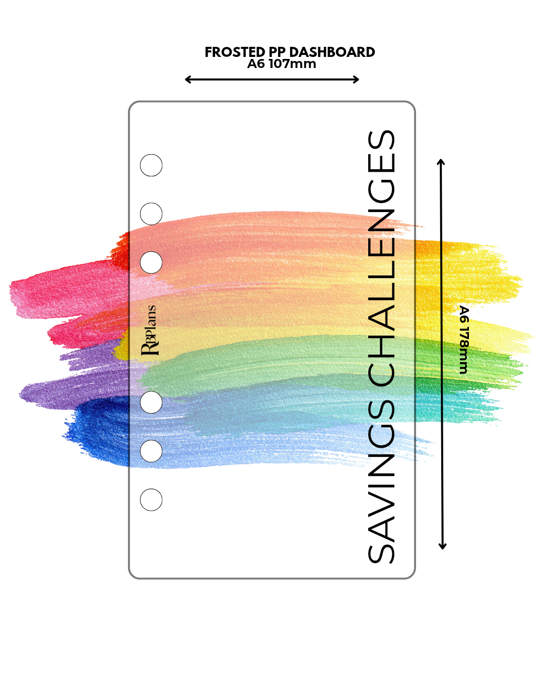 Savings Challenges Frosted Dashboard A6