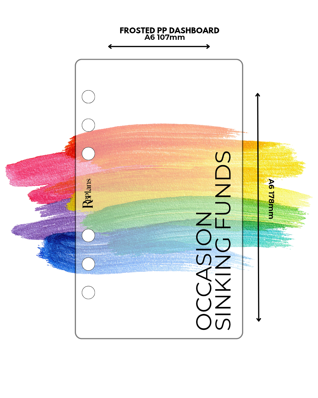 Occasion Sinking Funds Frosted Dashboard A6