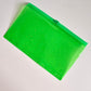 Green Sparkle Zip Envelope A6