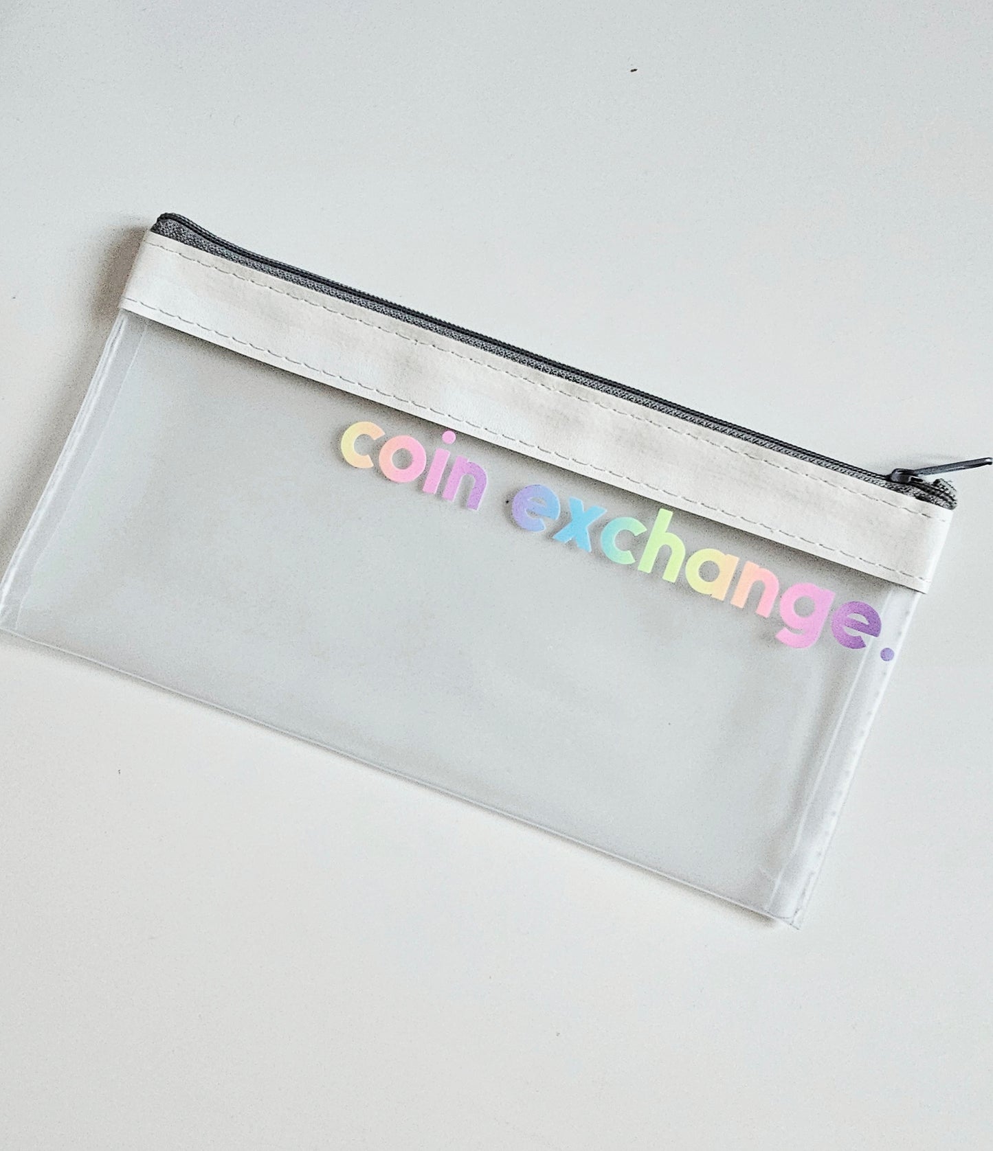 White Coin Exchange Zip Wallet