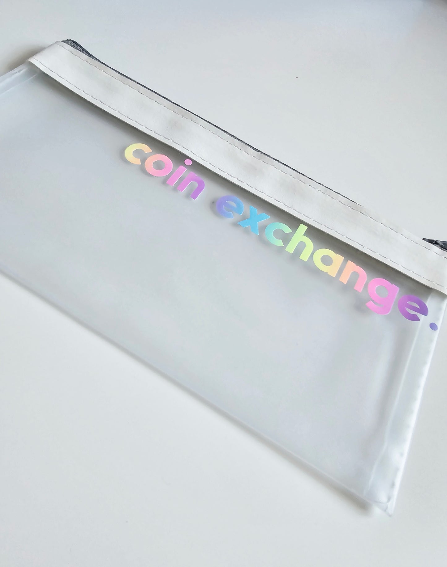 White Coin Exchange Zip Wallet
