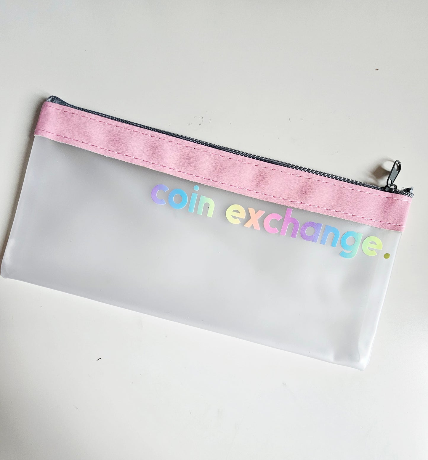 Pink Coin Exchange Zip Wallet
