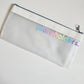 White Placeholders Zip Wallet