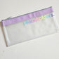 Purple Placeholders Zip Wallet