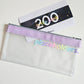 Purple Placeholders Zip Wallet