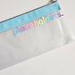 Blue Placeholders Zip Wallet
