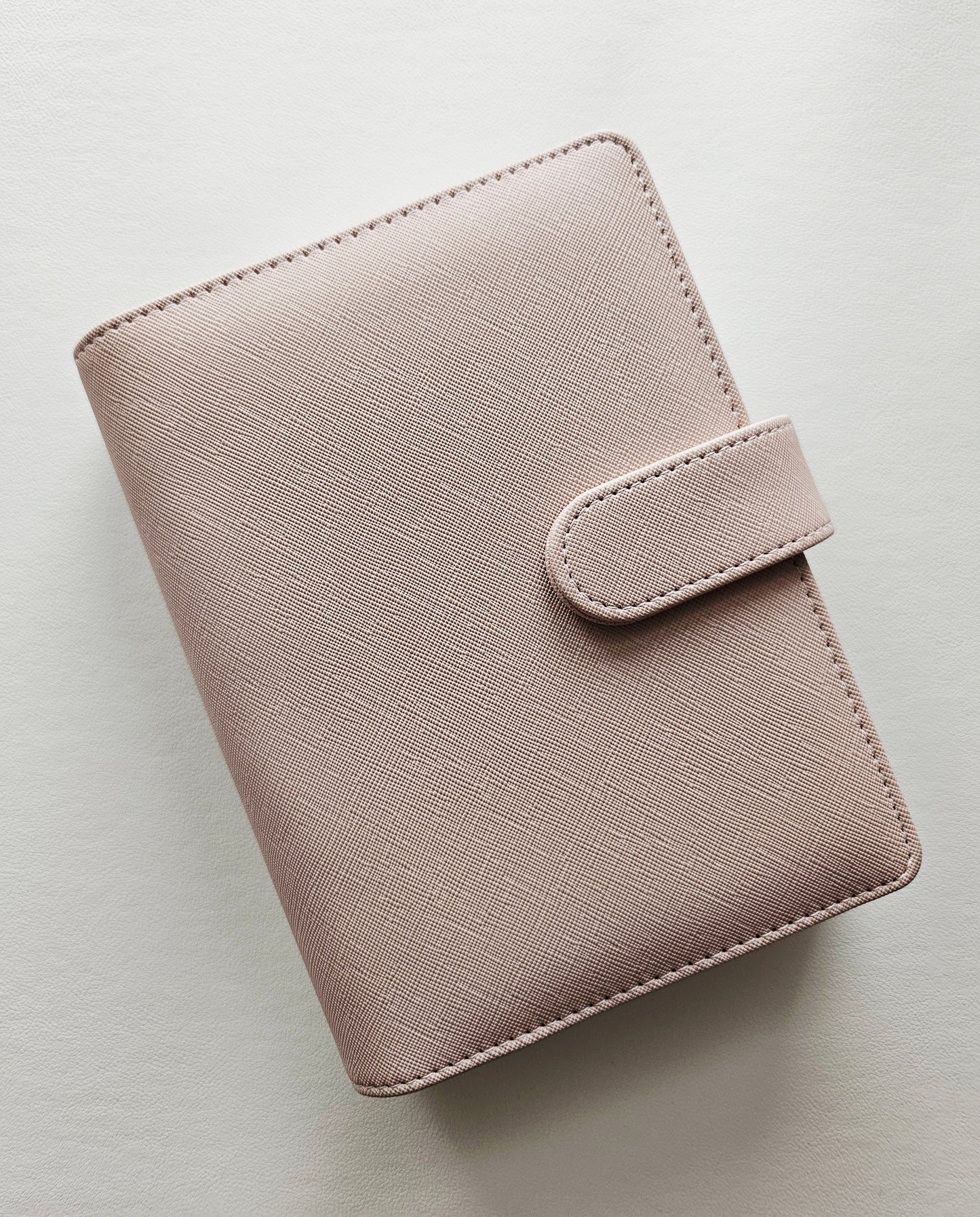 Dusky Pink "Lena" Etch Budget Binder