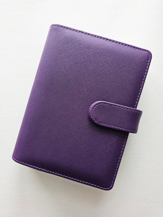 Deep Purple "Lena" Etch Budget Binder