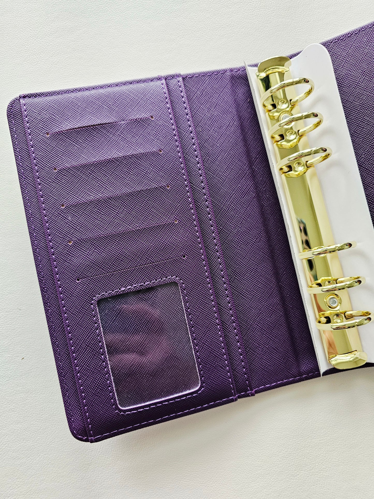 Deep Purple "Lena" Etch Budget Binder
