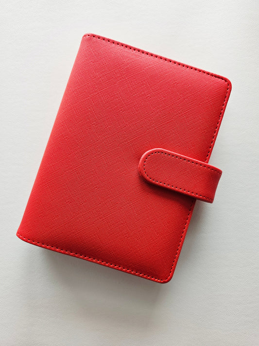 Red "Lena" Etch Budget Binder