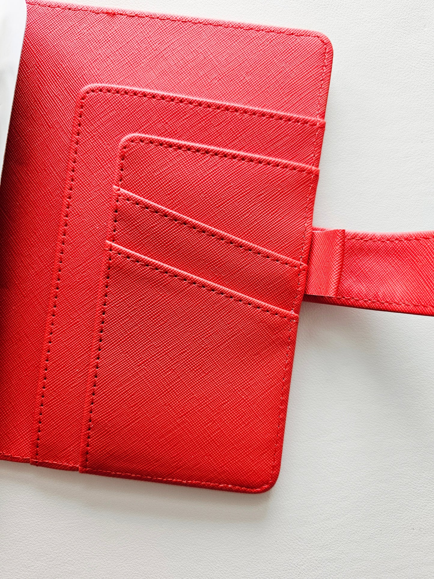 Red "Lena" Etch Budget Binder