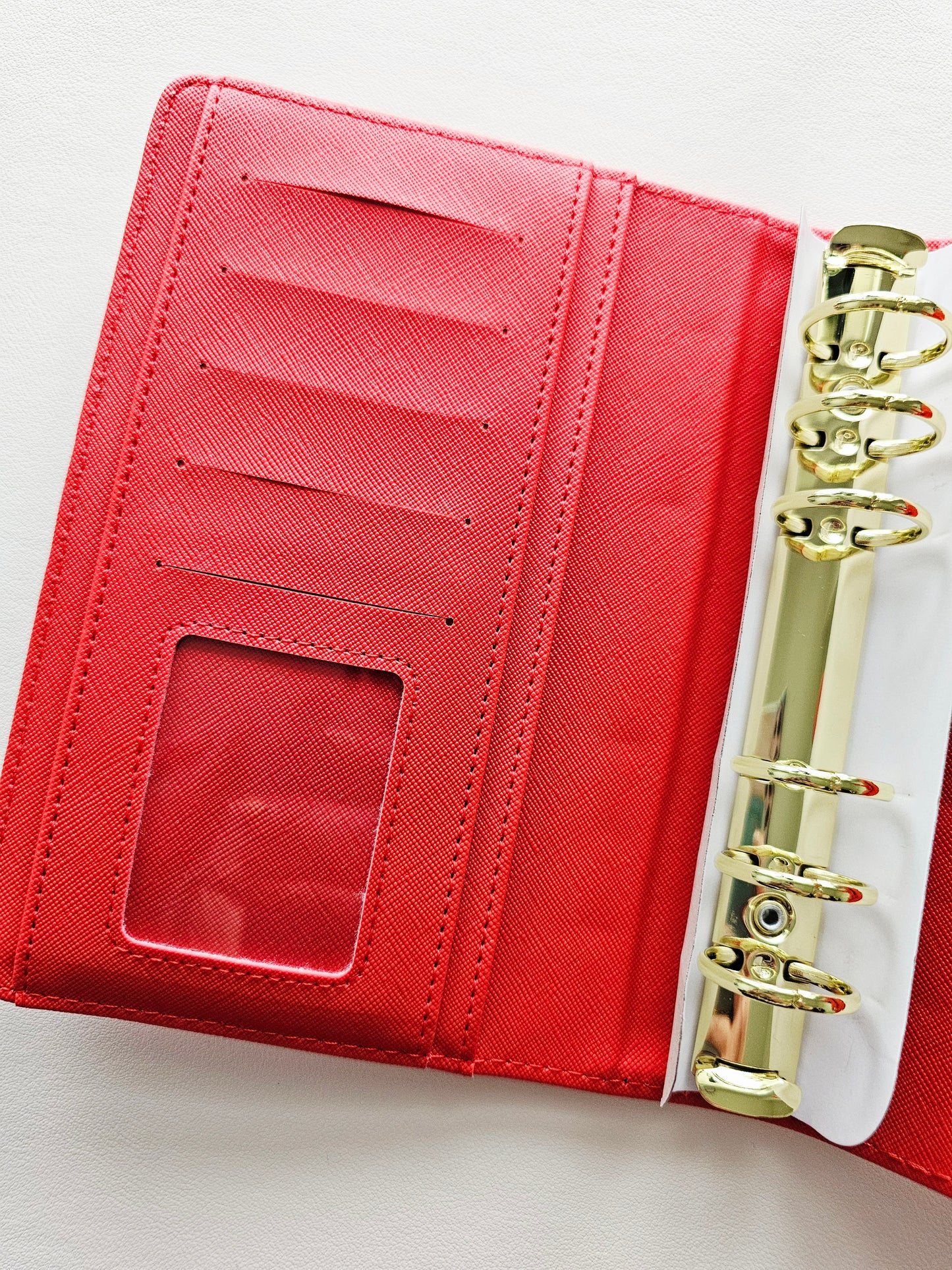 Red "Lena" Etch Budget Binder