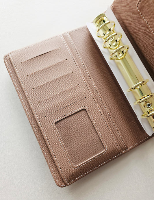 Tan "Lena" Etch Budget Binder