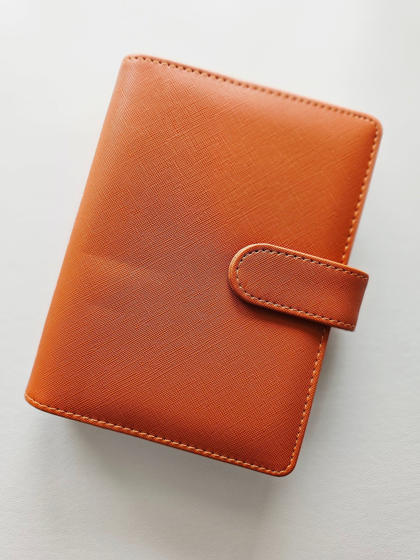 Burnt Orange "Lena" Etch Budget Binder