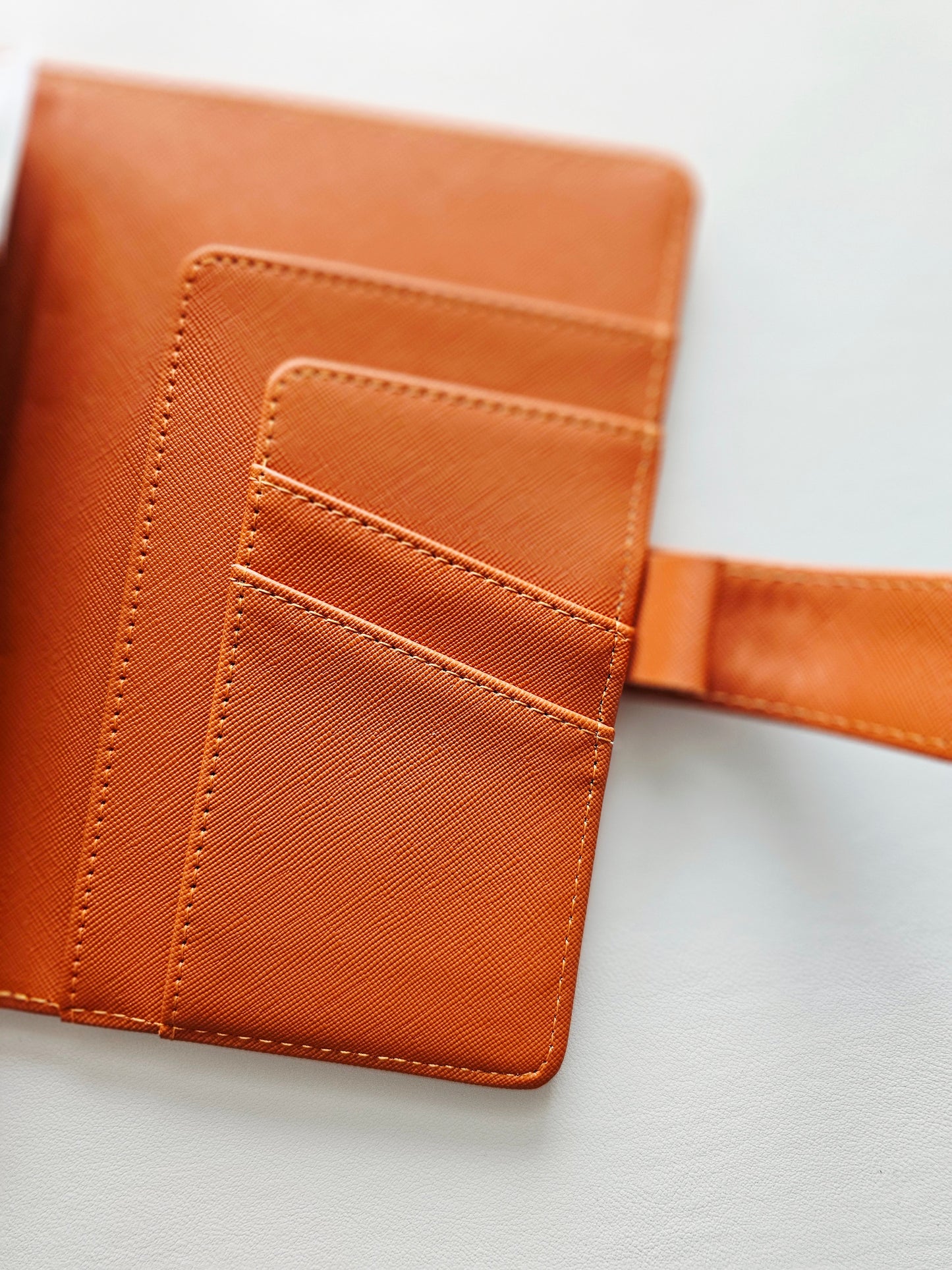 Burnt Orange "Lena" Etch Budget Binder
