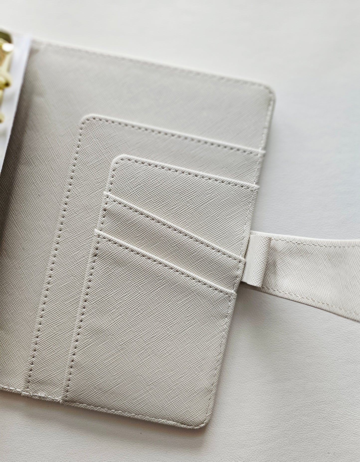 Off White "Lena" Etch Budget Binder