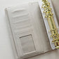 Off White "Lena" Etch Budget Binder