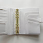 White "Lena" Etch Budget Binder