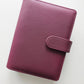 Maroon "Lena" Etch Budget Binder