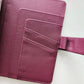 Maroon "Lena" Etch Budget Binder