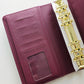 Maroon "Lena" Etch Budget Binder