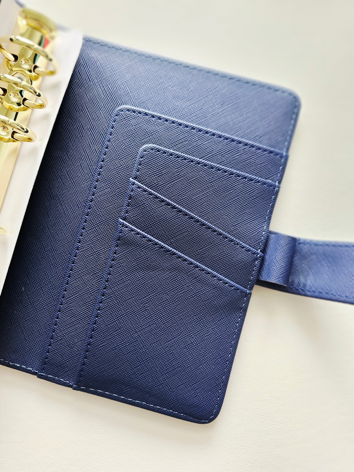 Navy "Lena" Etch Budget Binder