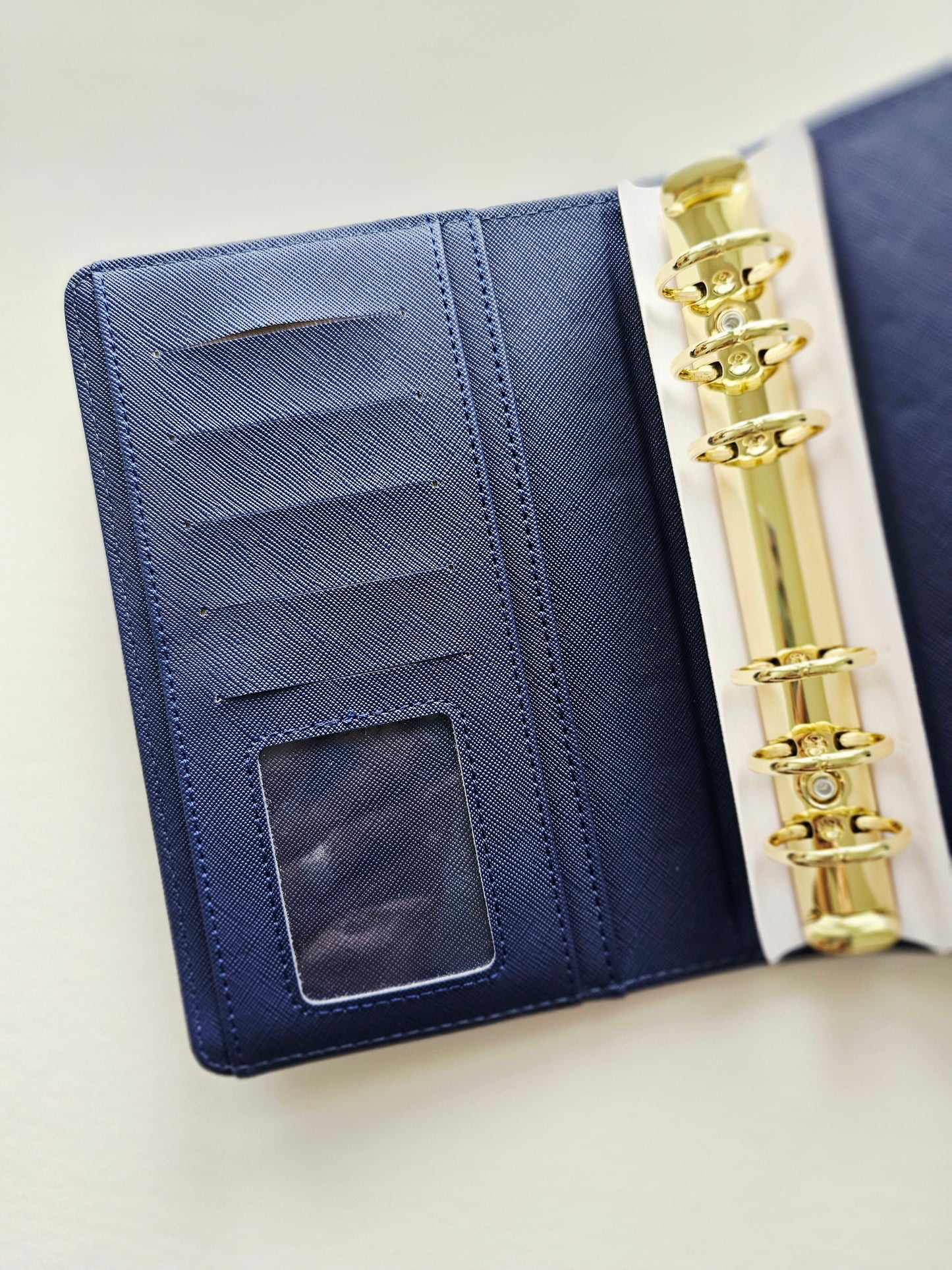 Navy "Lena" Etch Budget Binder