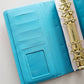 Turquoise "Lena" Etch Budget Binder