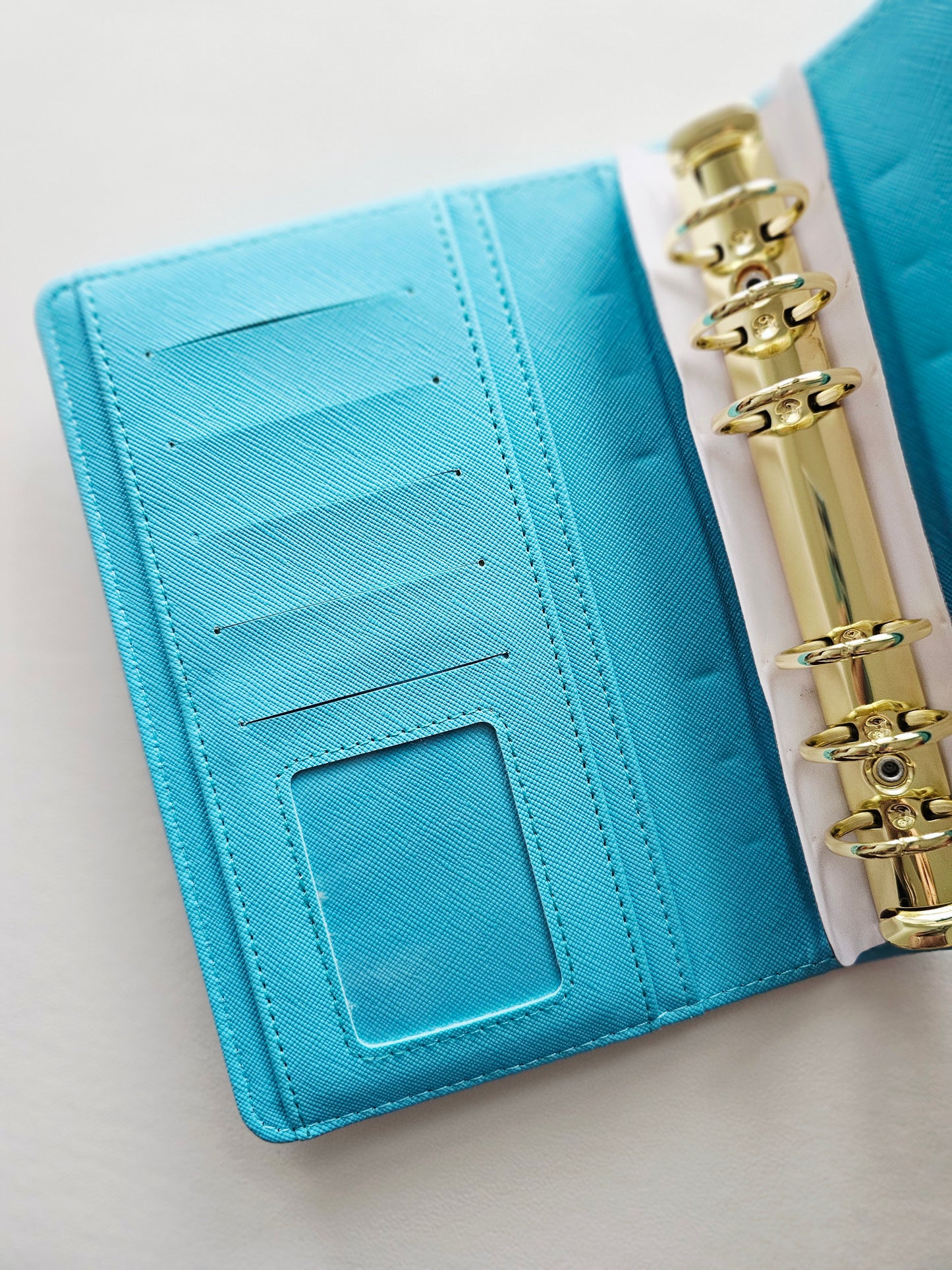 Turquoise "Lena" Etch Budget Binder