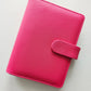 Hot Pink "Lena" Etch Budget Binder