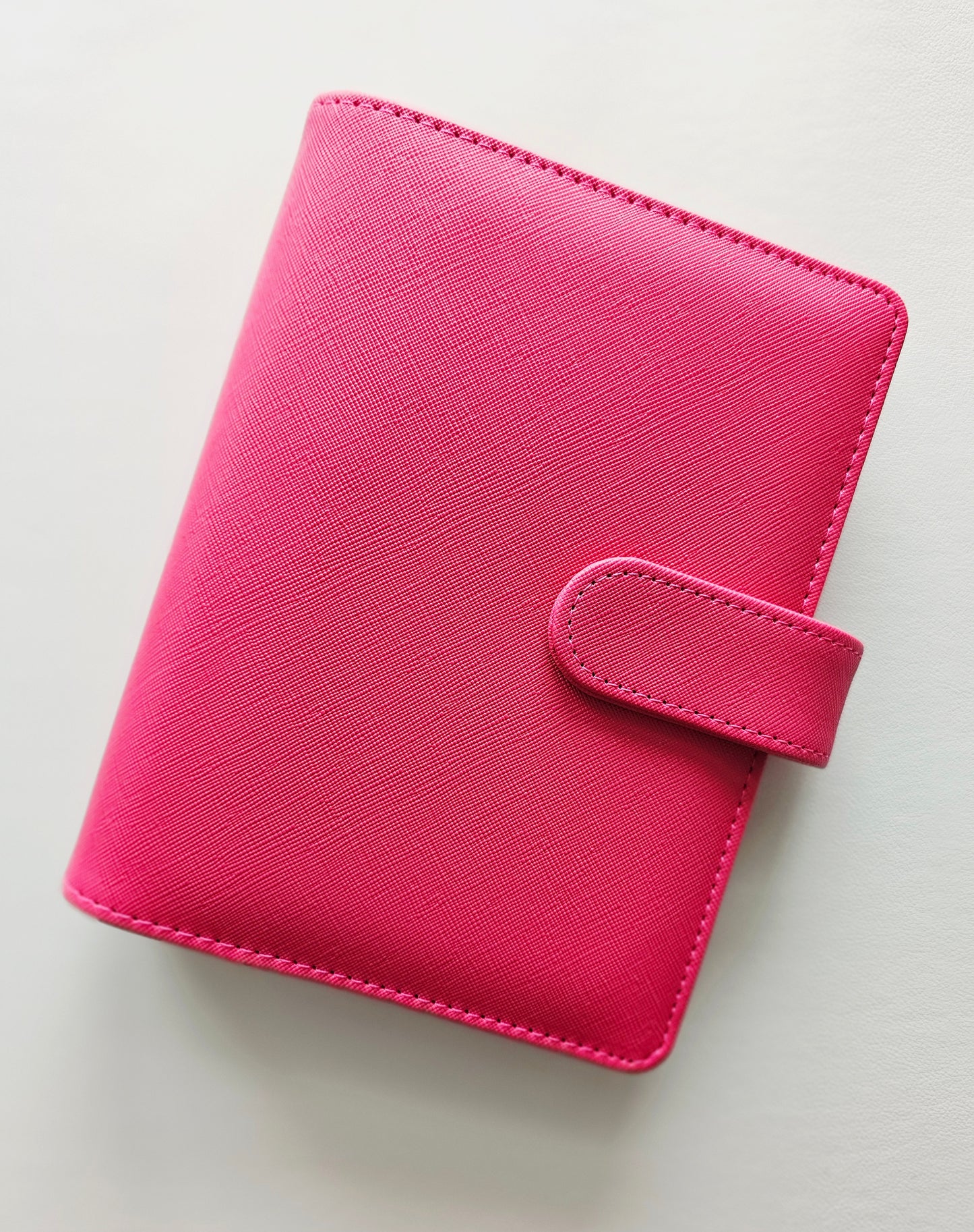 Hot Pink "Lena" Etch Budget Binder
