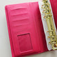Hot Pink "Lena" Etch Budget Binder