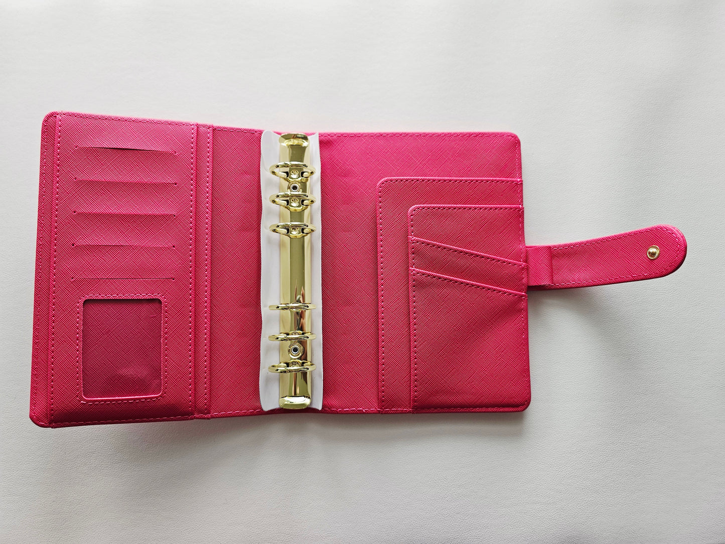 Hot Pink "Lena" Etch Budget Binder