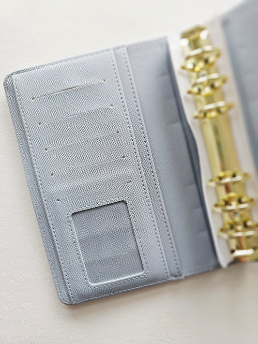 Dusty Blue "Lena" Etch Budget Binder