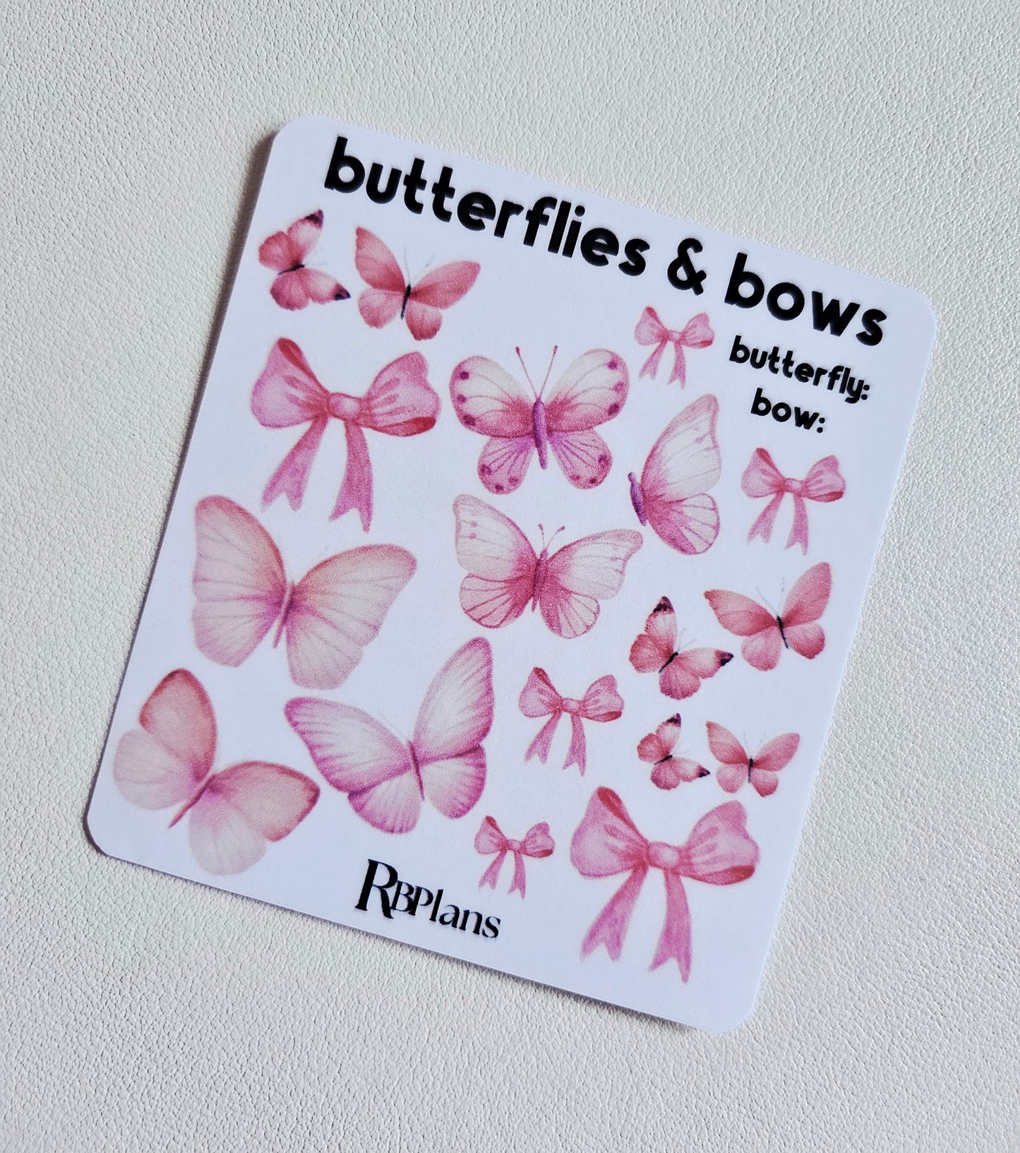 Butterflies & Bows