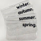 Black Seasonal Sparkle Envelopes A6