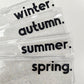 Black Seasonal Sparkle Envelopes A6